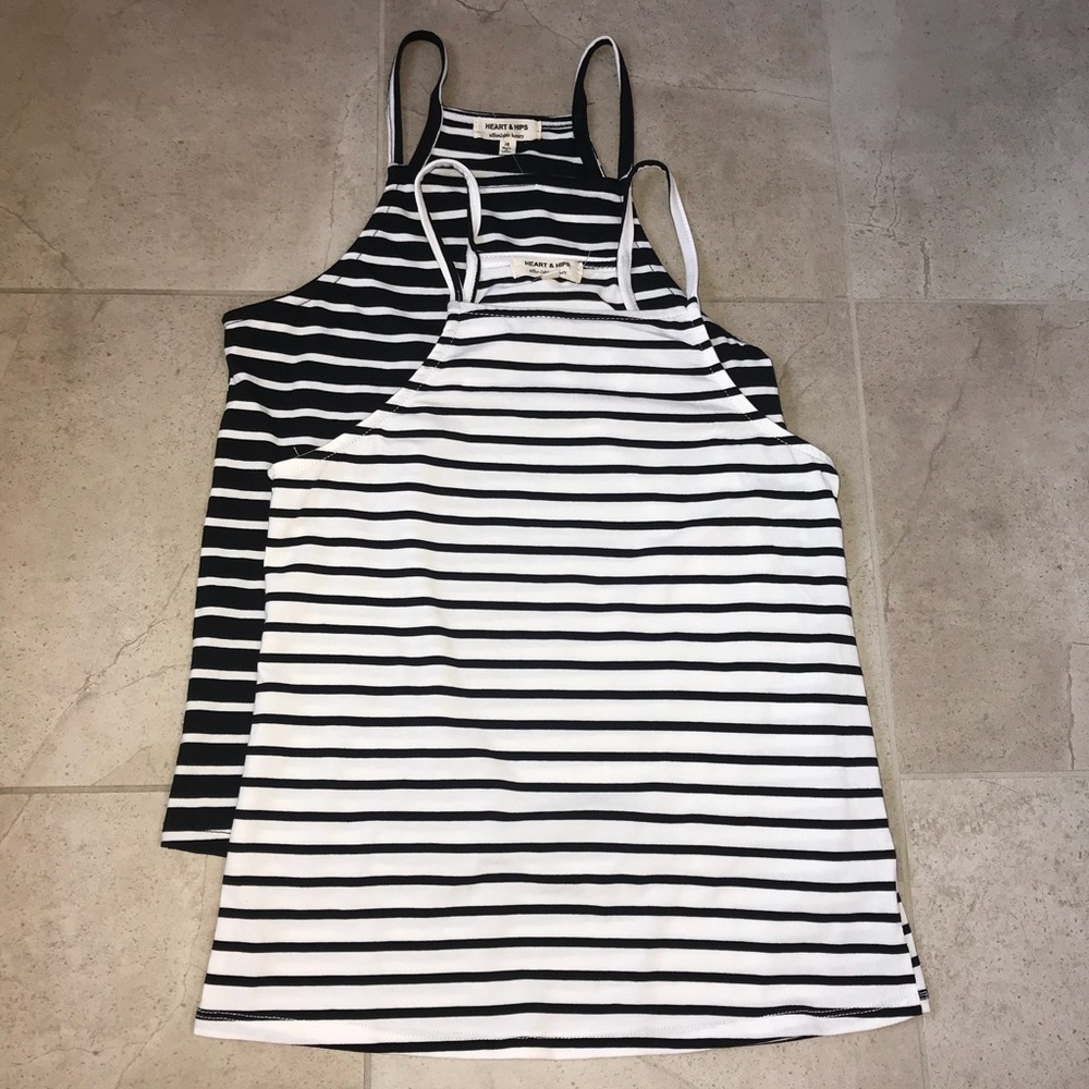 🖤 2 Pack Black/White Summer Crop Top - Bundle 🖤